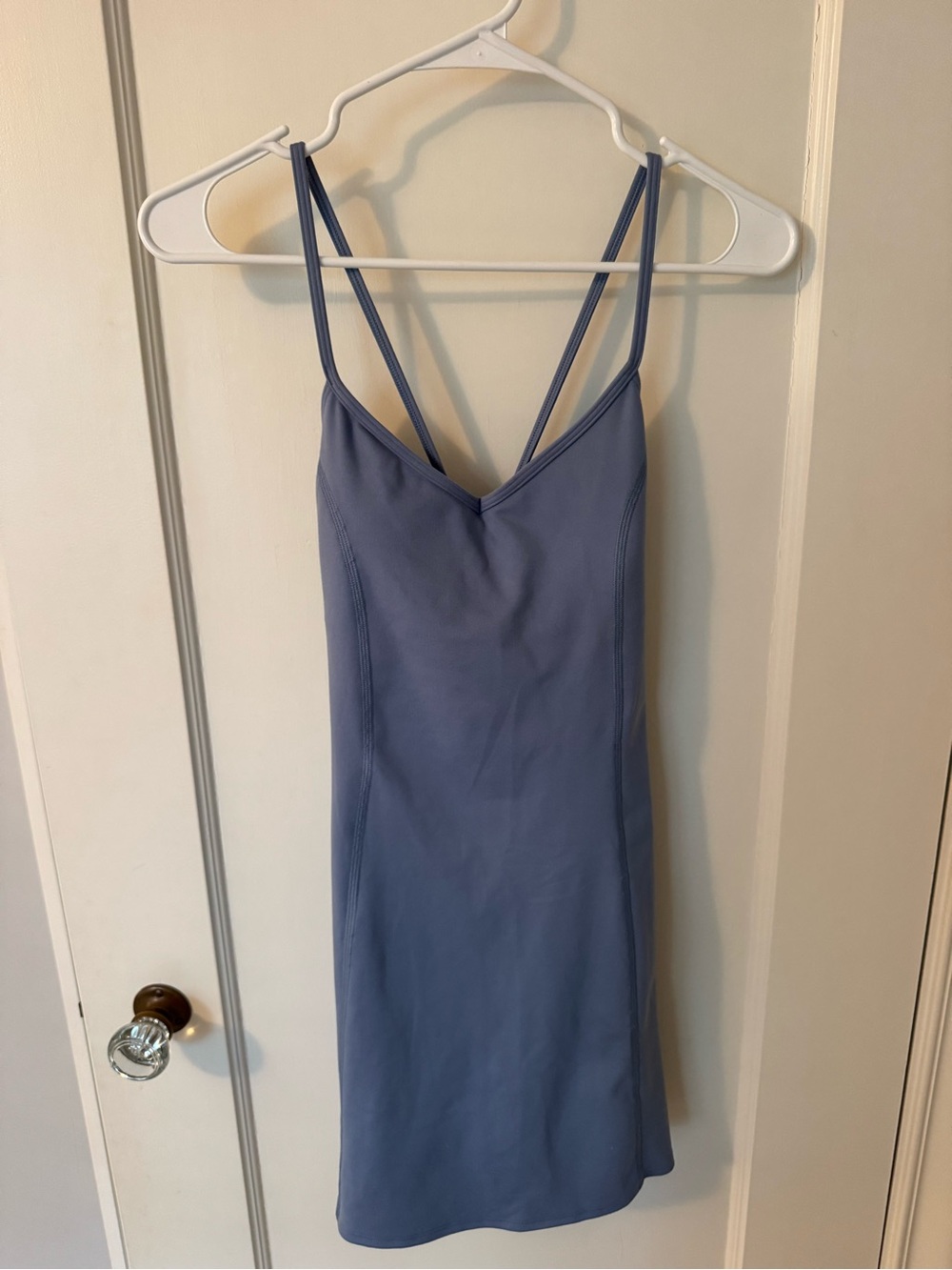Gilly Hicks Dusty Blue Strappy Slip Top